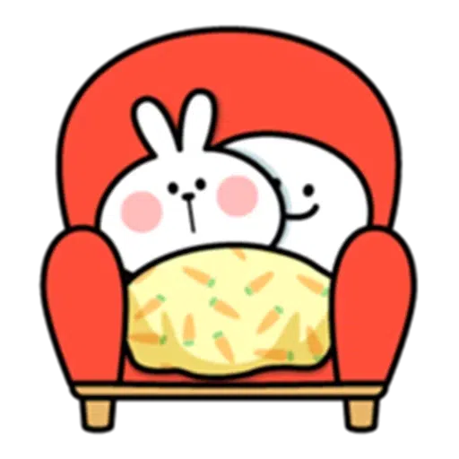 winter rabbit - Sticker 10