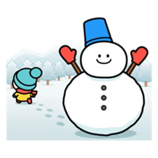winter rabbit - Sticker 18