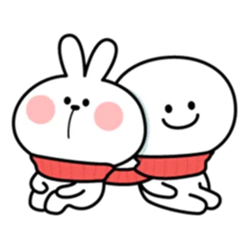 winter rabbit - Sticker 15