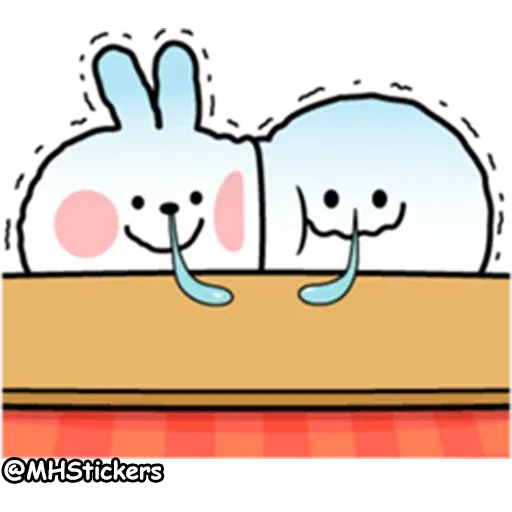 winter rabbit - Sticker 27
