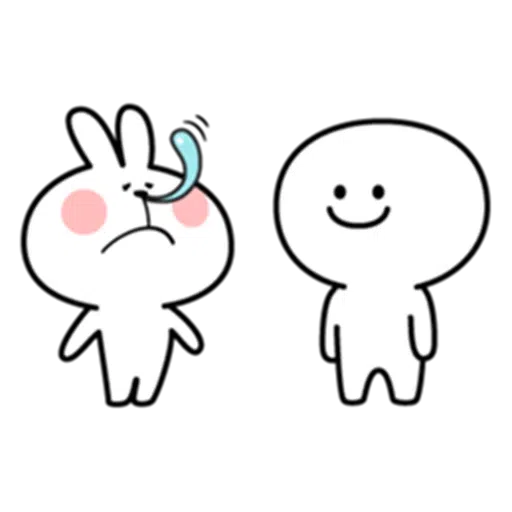 winter rabbit - Sticker 23