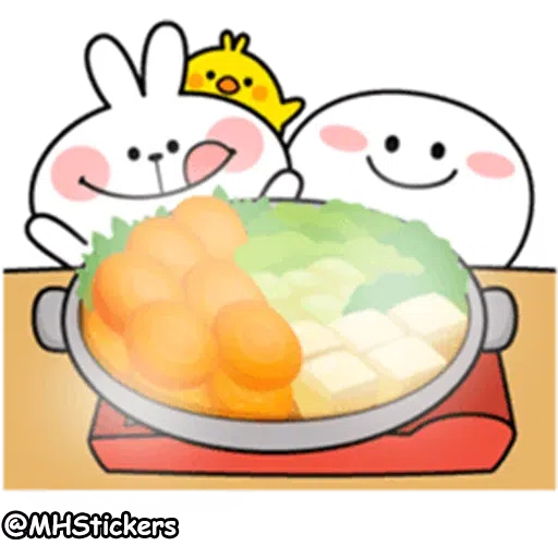 winter rabbit - Sticker 29