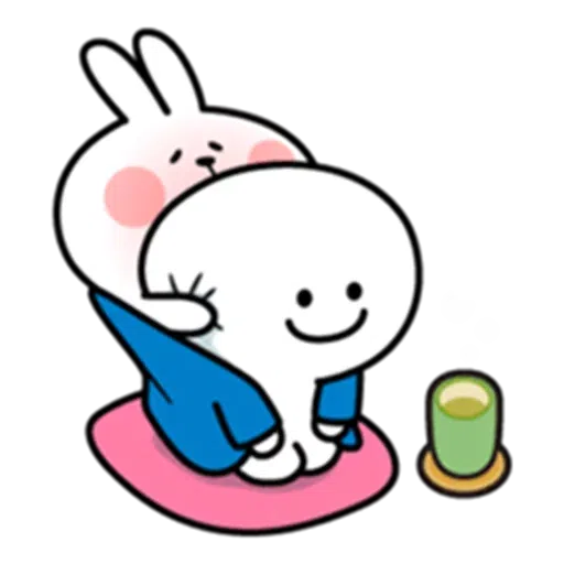 winter rabbit - Sticker 14
