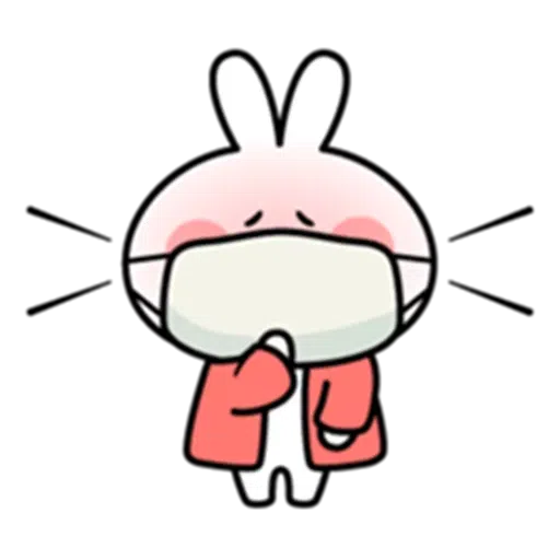 winter rabbit - Sticker 21