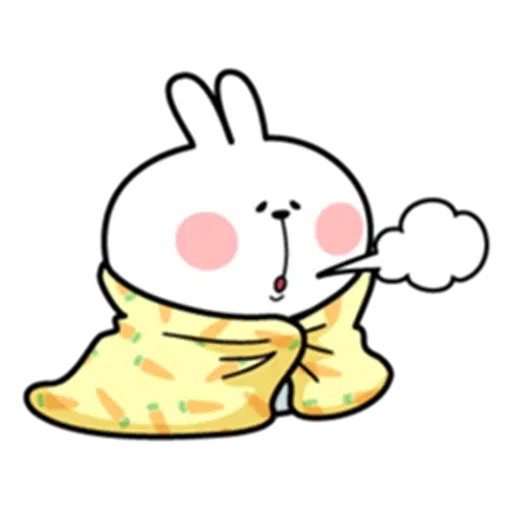 winter rabbit - Sticker 12