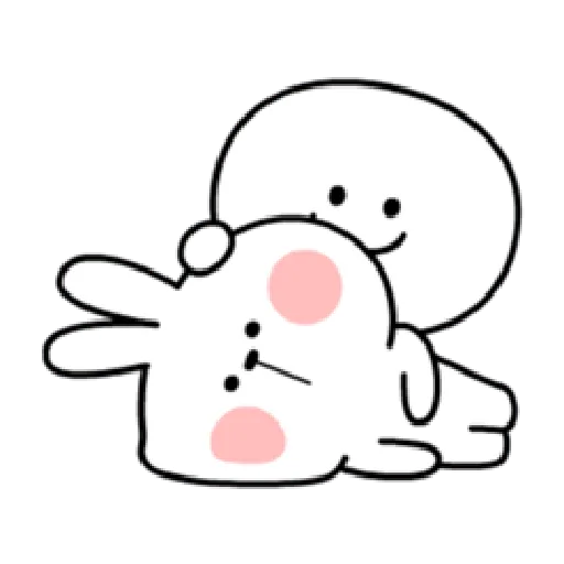 Spoiled Rabbit Smile Person 6 - Sticker 19