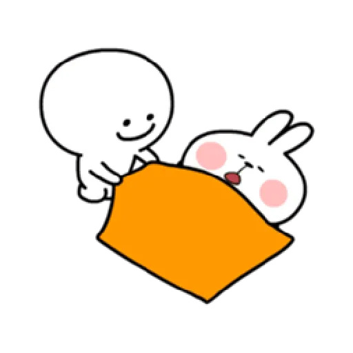 Spoiled Rabbit Smile Person 6 - Sticker 14