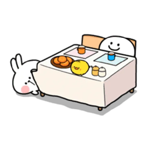 Spoiled Rabbit Smile Person 6 - Sticker 27