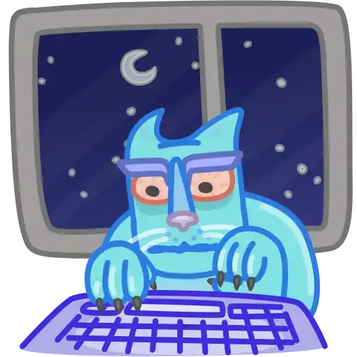 Chilled cat - Sticker 14