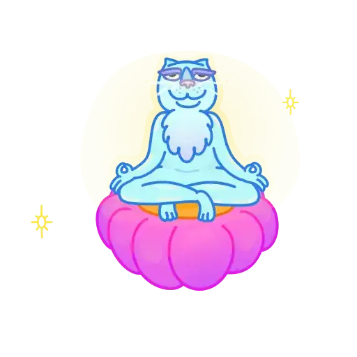 Chilled cat - Sticker 24