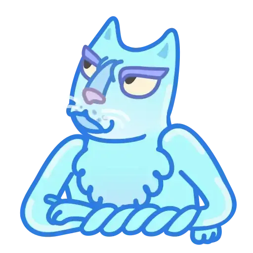Chilled cat - Sticker 12
