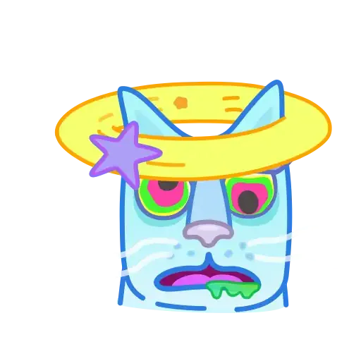 Chilled cat - Sticker 21