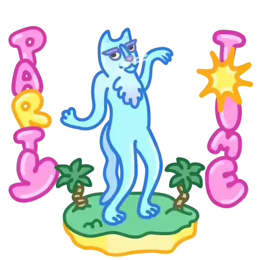 Chilled cat - Sticker 10