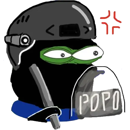 Pepe fighting HKG2 - Sticker 9
