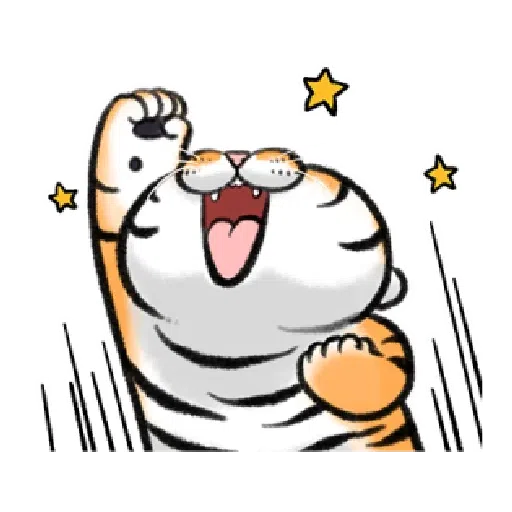 Fat Tiger - Sticker 30