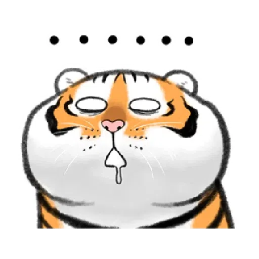 Fat Tiger - Sticker 10