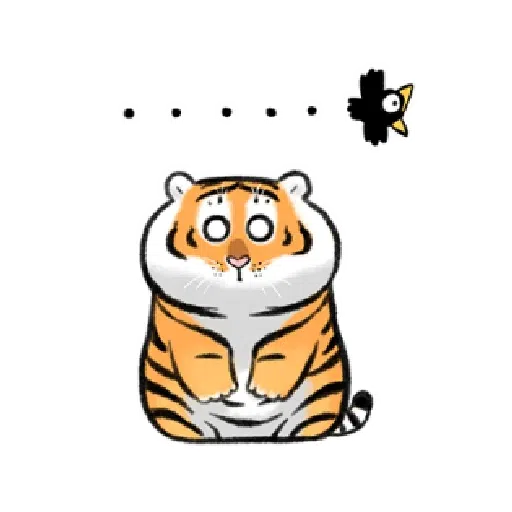Fat Tiger - Sticker 28
