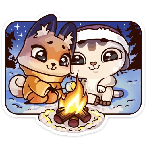 ЛУНА Зима - Sticker 26