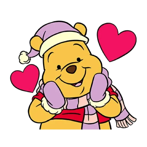 小熊維尼 生龍活虎新年貼圖 (Winnie the Pooh, CNY) (1) - Sticker 18