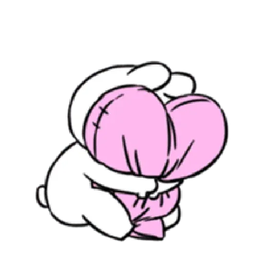 Extremely little rabbit & bear - Sticker 19
