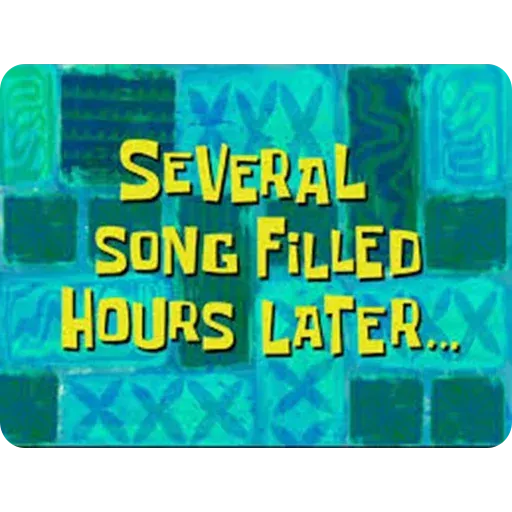 Sponge Time - Sticker 25