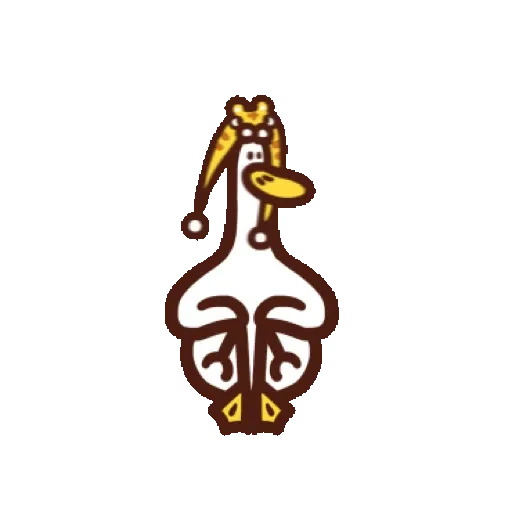 日子還是要過鴨-金虎鴨！ (BROWN & FRIENDS, 新年, CNY) GIF* - Sticker 14
