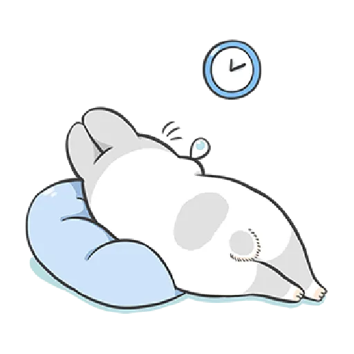 ㄇㄚˊ幾兔15 Tired - Sticker 16