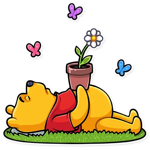 小熊維尼 - Sticker 18
