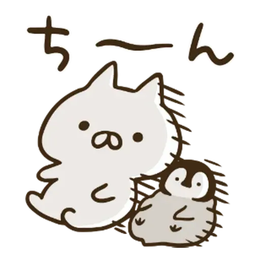 ねこぺん日和 x Line News - Sticker 14