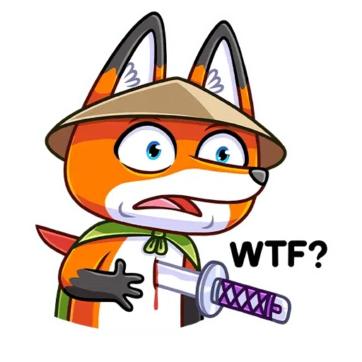 Samurai Fox - Sticker 10