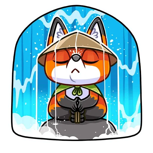 Samurai Fox - Sticker 16