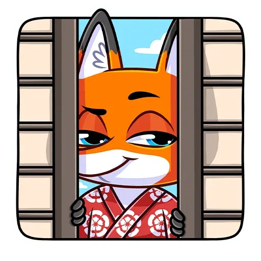 Samurai Fox - Sticker 22