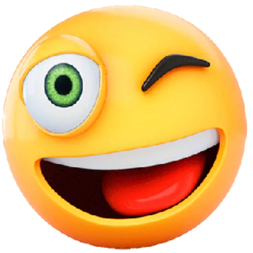 3D emoticons - Sticker 9