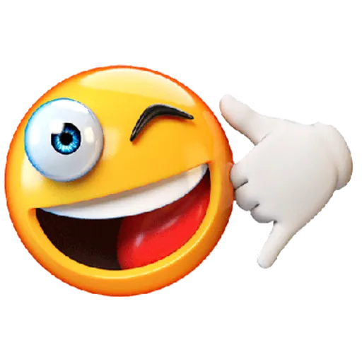 3D emoticons - Sticker 10