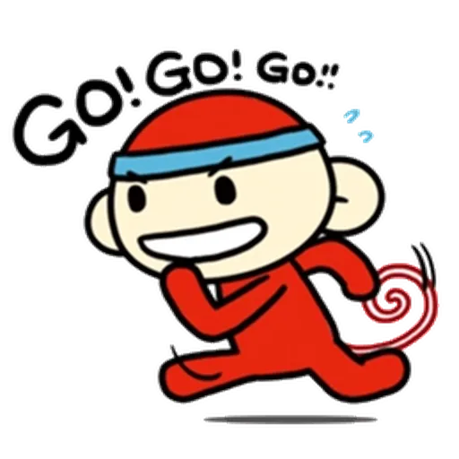 紅猴運動 - Sticker
