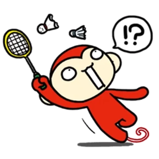 紅猴運動 - Sticker