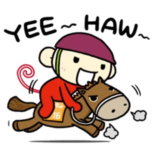 紅猴運動 - Sticker