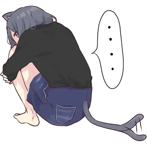 Neko Girl 1 - Sticker 11