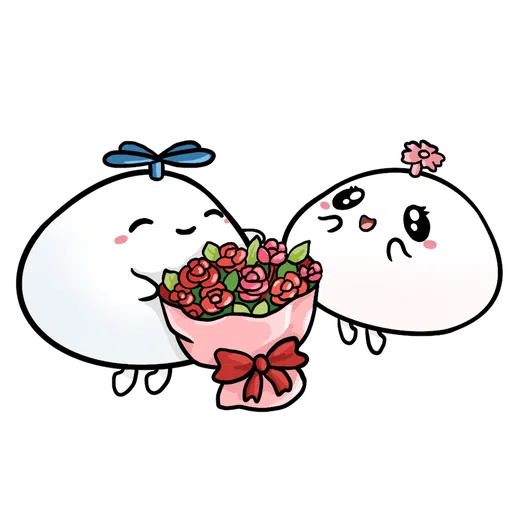 Gu And Bu Valentine's Day Pack - Sticker 15