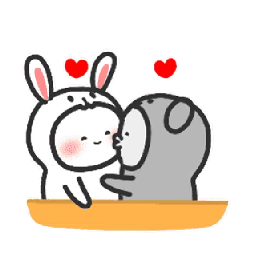 Happy baby rabbit's daily life - Sticker 13