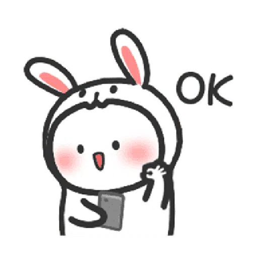 Happy baby rabbit's daily life - Sticker 14