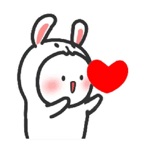 Happy baby rabbit's daily life - Sticker 20