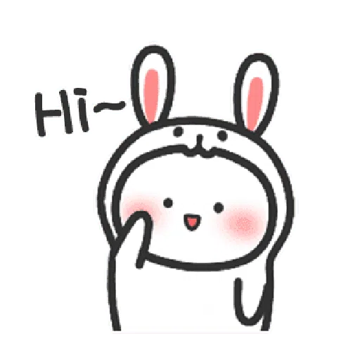 Happy baby rabbit's daily life - Sticker 15