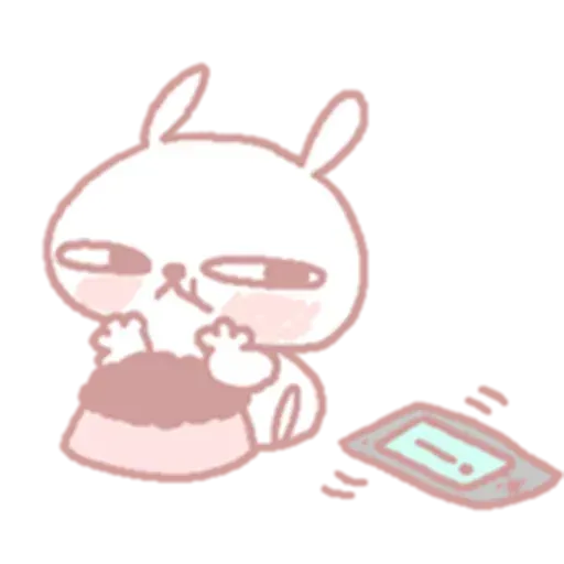 Drawn Bunny - Sticker 30