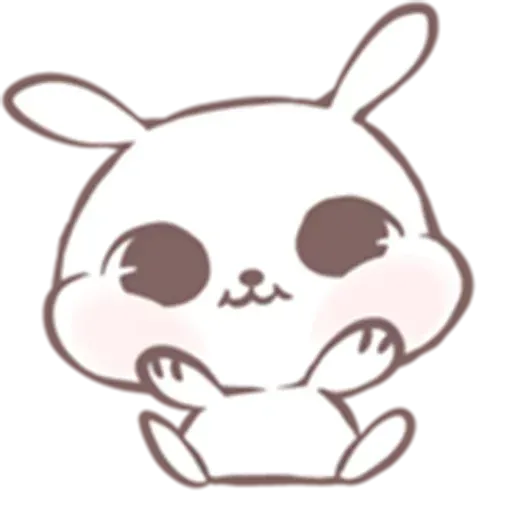 Drawn Bunny - Sticker 19