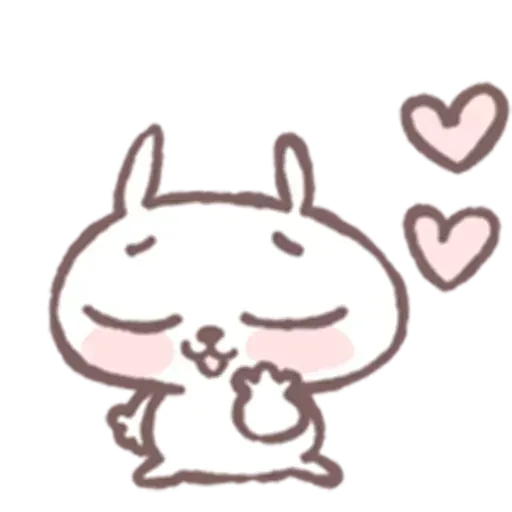 Drawn Bunny - Sticker 10
