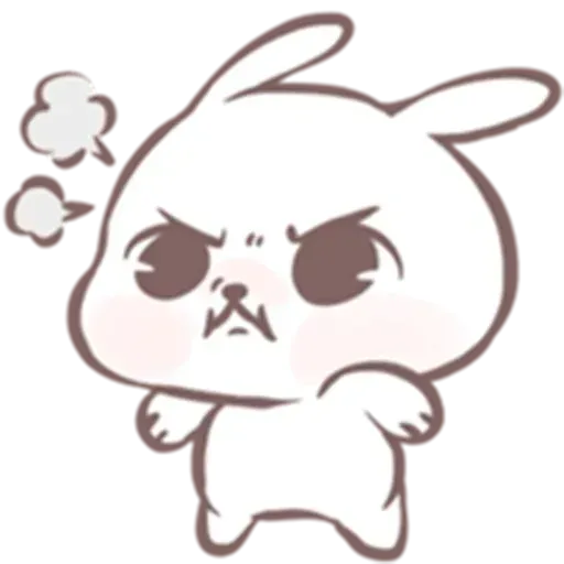 Drawn Bunny - Sticker 22