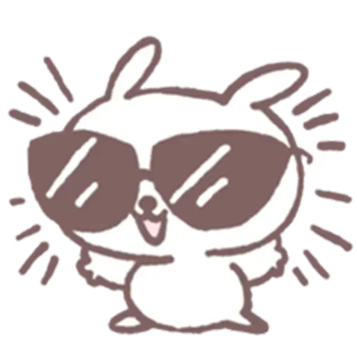 Drawn Bunny - Sticker 13