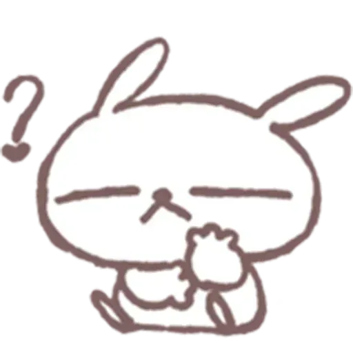 Drawn Bunny - Sticker 11