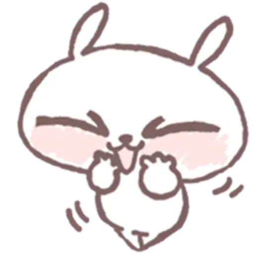 Drawn Bunny - Sticker 16